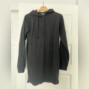 Black hoodie dress XS